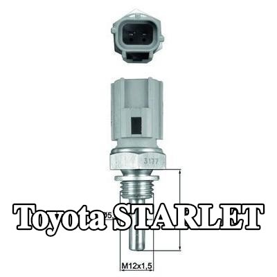 MAHLE مستشعر, درجة حرارة سائل التبريد M12x1.5, مع حشية/مانع تسرب — Toyota Starlet
