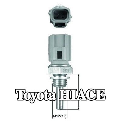 MAHLE مستشعر, درجة حرارة سائل التبريد M12x1.5, مع حشية/مانع تسرب — 2012 Toyota Hiace