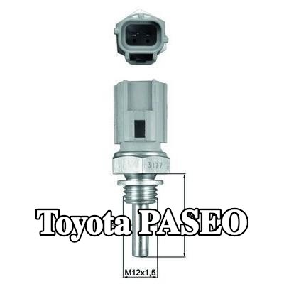 MAHLE مستشعر, درجة حرارة سائل التبريد M12x1.5, مع حشية/مانع تسرب — Toyota Paseo