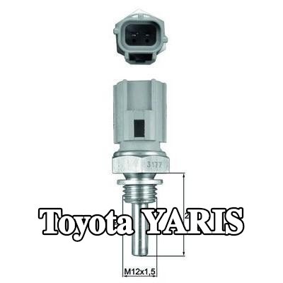 MAHLE مستشعر, درجة حرارة سائل التبريد M12x1.5, مع حشية/مانع تسرب — 2002 Toyota Yaris