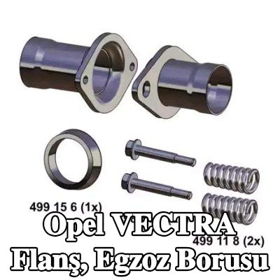 VEGAZ Flanş, egzoz borusu — Opel Vectra