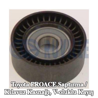 RUVILLE Saptırma / kılavuz kasnağı, V-ribbed belt Ø: 65mm — Toyota Proace