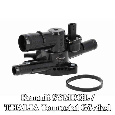 VEMO Conta/sızdırmazlık elemanı ile termostat muhafazası, sensörlü — Renault Symbol / Thalia