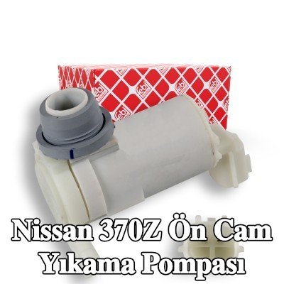 FEBI BILSTEIN Ön cam yıkama pompası 12V, conta halkası ile — Nissan 370z