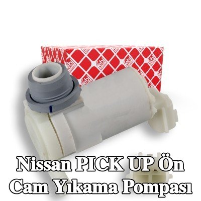 FEBI BILSTEIN Ön cam yıkama pompası 12V, conta halkası ile — Nissan Pick Up