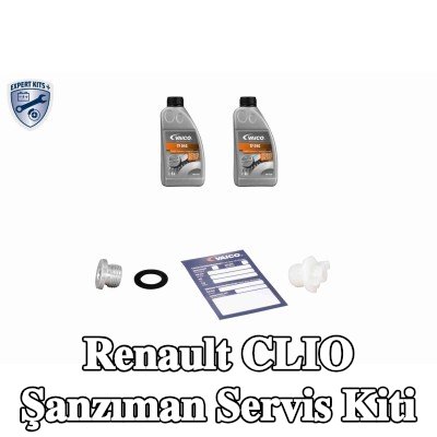 VAICO Standart yağ değişimi için gerekli yağ miktarı ile birlikte şanzıman servis kiti, conta halkası ile — 2016 Renault Clio
