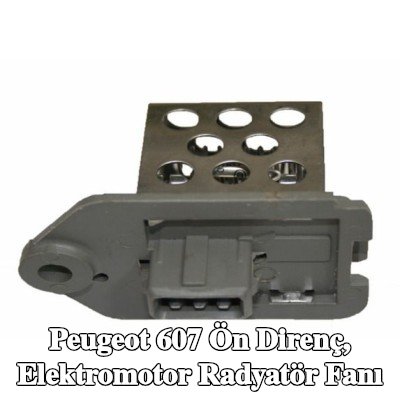 MAHLE Ön direnç, elektromotor radyatör fanı — Peugeot 607