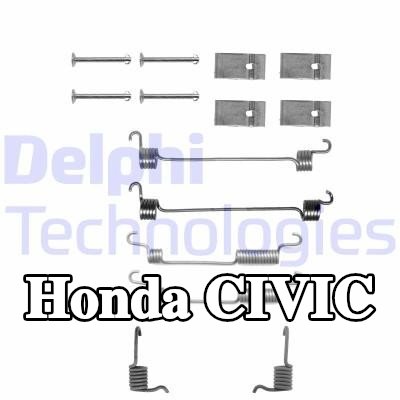 DELPHI طقم تركيب أحذية الفرامل — 1997 Honda Civic