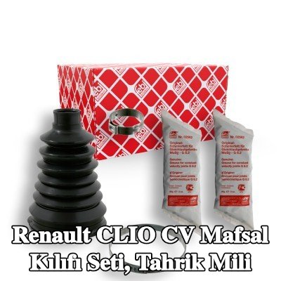 FEBI BILSTEIN CV kılıf kiti, tahrik mili Ön Aks, Termoplast — 1997 Renault Clio