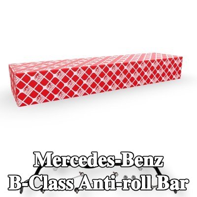 FEBI BILSTEIN Lastik bağlantı parçalı stabilizatör, Ön Aks, bağlantı çubuğu ile — Mercedes-Benz B-Class