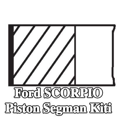 MAHLE Piston Segman Kiti — 1992 Ford Scorpio