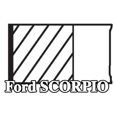 MAHLE مجموعة حلقات المكبس — 1992 Ford Scorpio