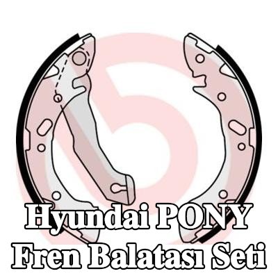 BREMBO El freni kolu ile fren pabucu seti — Hyundai Pony