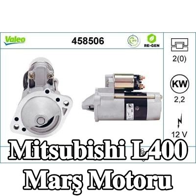 VALEO Marş motoru YENİLENMİŞ PREMIUM, 2, 2kW — 2002 Mitsubishi L400