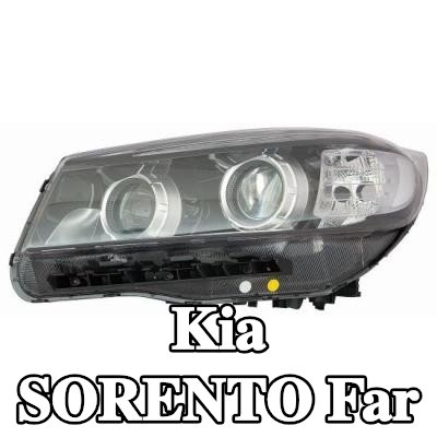 ABAKUS Far Sol, H7, H9, LED, PY21W, far seviyeleme motorlu, ampul içermez — Kia Sorento