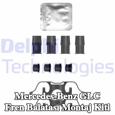 DELPHI Fren balatası montaj kiti — Mercedes-Benz Glc