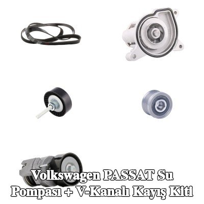 RIDEX Su Pompası + V-Kanalı Kayış Kiti — 2011 Volkswagen Passat