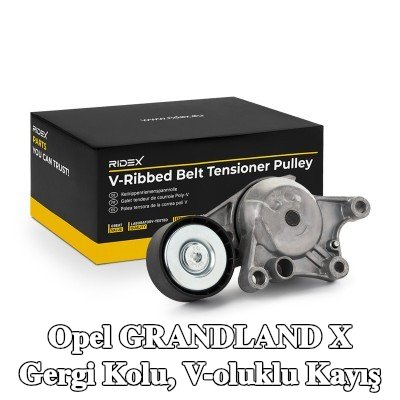 RIDEX Gergi Kolu, V-oluklu kayış — 2017 Opel Grandland X