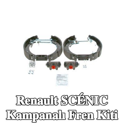BOSCH Aksesuarları dahil tambur fren kiti, tekerlek fren silindiri ile — Renault Scénic