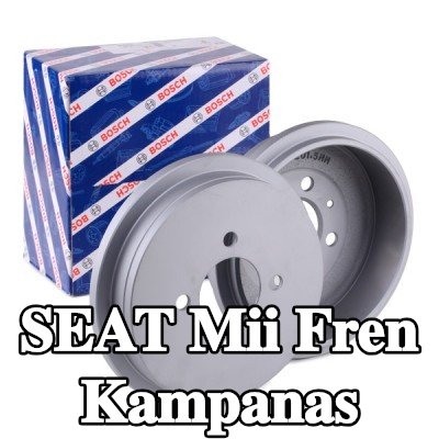 BOSCH Arka aks fren kampanası, 239, 7mm — SEAT Mii