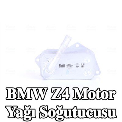 NISSENS Conta/sızdırmazlık elemanları ile motor yağı soğutucusu, yağ filtresi muhafazası olmadan, filtre olmadan — 2002 BMW Z4