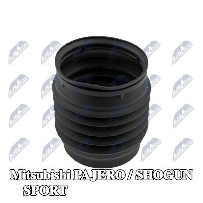 NTY غطاء غبار ممتص الصدمات المحور الأمامي الأيسر, المحور الأمامي الأيمن — Mitsubishi Pajero / Shogun Sport
