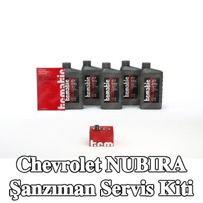 TCMATIC Şanzıman servis kiti Yağ Değişimi (boşaltma yoluyla), aksesuarlarla, standart yağ değişimi için yağ miktarı ile — Chevrolet Nubira