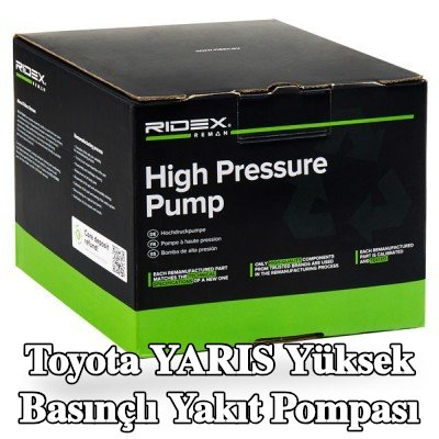 RIDEX REMAN Yüksek basınçlı yakıt pompası — 2012 Toyota Yaris