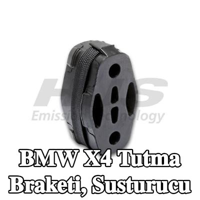 HJS Tutma braketi, susturucu — BMW X4