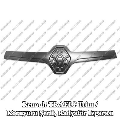 PRASCO Trim / Koruyucu Şerit, radyatör ızgarası — Renault Trafic