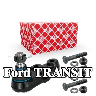 FEBI BILSTEIN مفصل كروي للمحور الأمامي الأيسر, المحور الأمامي الأيمن, السفلي, 20mm, مع غسالات — 1990 Ford Transit