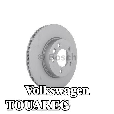 BOSCH القطر الخارجي لقرص المكابح: 330mm, مُهوى, مطلي — 2012 Volkswagen Touareg