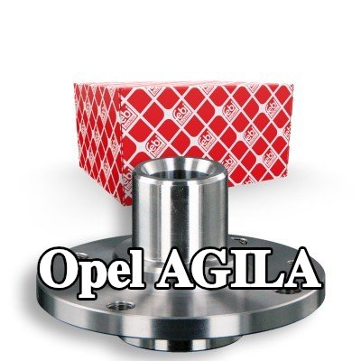 FEBI BILSTEIN محور العجلة المحور الأمامي الأيسر, المحور الأمامي الأيمن, بدون محمل عجلة — Opel Agila