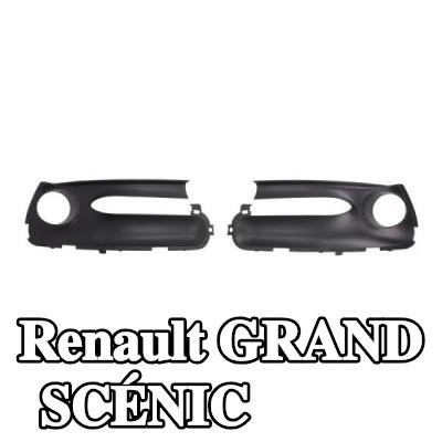 BLIC شبكة المصد الأمامية, الخلفي, مع فتحة (فتحات) لمصابيح الضباب — 2012 Renault Grand Scénic