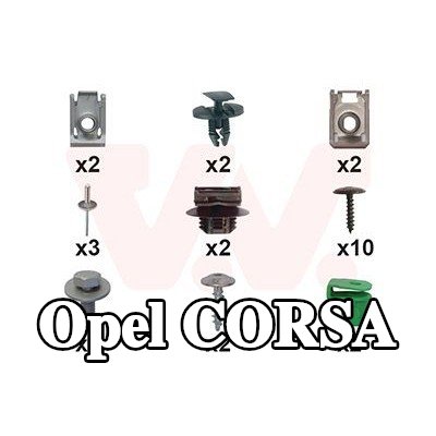 VAN WEZEL طقم التثبيت، المصد — Opel Corsa