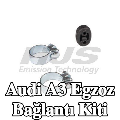 HJS Kelepçeli egzoz bağlantı kiti — 2012 Audi A3
