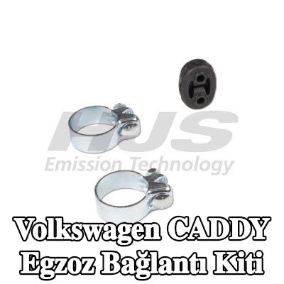 HJS Kelepçeli egzoz bağlantı kiti — Volkswagen Caddy