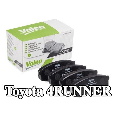 VALEO طقم وسادات الفرامل FIRST, المحور الخلفي, 16mm, بدون لوحة مانعة للصرير — Toyota 4runner