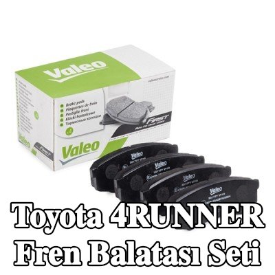 VALEO Fren balatası seti FIRST, Arka Aks, 16mm, gıcırtı önleyici plaka olmadan — Toyota 4runner