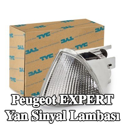 TYC Yan sinyal lambası Sol Ön, beyaz, ampul yuvası olmadan — 1997 Peugeot Expert