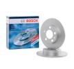 BOSCH القطر الخارجي لقرص المكابح: 232mm, صلب, مطلي, مع مسامير/براغي — Audi A1 (1)