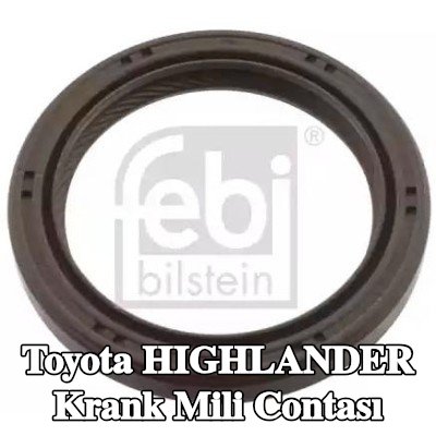 FEBI BILSTEIN FPM (florlu kauçuk) krank mili contası, eksantrik mili için, krank mili için — 2002 Toyota Highlander