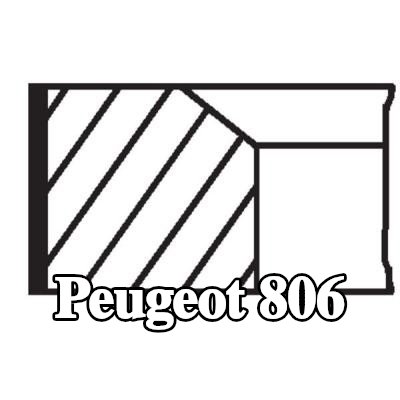 MAHLE مجموعة حلقات المكبس — 1998 Peugeot 806