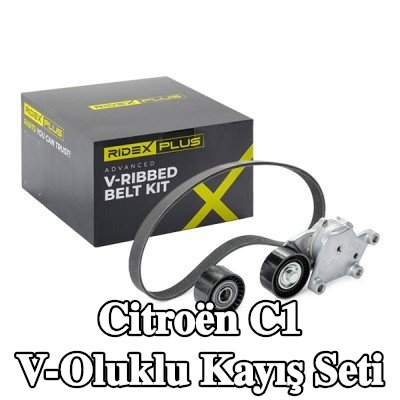 RIDEX PLUS V-Oluklu Kayış Seti — 2011 Citroën C1