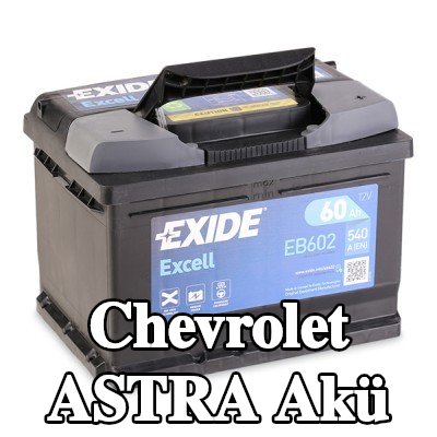 EXIDE Excell Akü — Chevrolet Astra