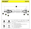 RIDEX Sol arka aks tahrik mili, Arka Aks Sağ, 630mm — 2000 Mercedes-Benz C-Class (6)