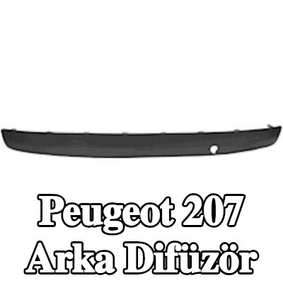 VAN WEZEL Arka difüzör — Peugeot 207