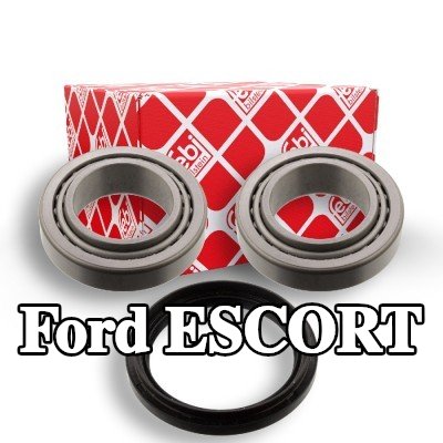 FEBI BILSTEIN طقم محمل العجلة للمحور الخلفي الأيسر, المحور الخلفي الأيمن, مع مانع تسرب العمود — 2001 Ford Escort