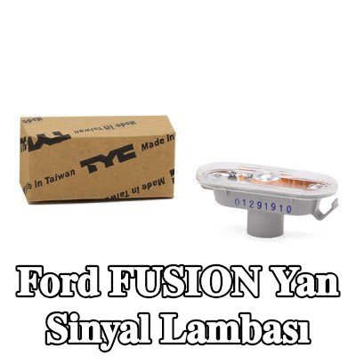 TYC Yan sinyal lambası her iki taraf, yan montaj, şeffaf, ampul yuvası olmadan — Ford Fusion