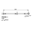 BOSCH Fren hortumu 528mm — 2002 Honda Jazz (6)